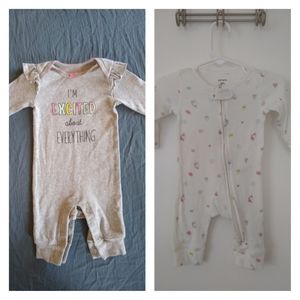 Carter's 2 Piece Romper Set 3m